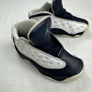 Nike Air Jordan Shoes 13 Retro TD Obsidian Size 10C DJ3004-144 Boys Blue Sneaker